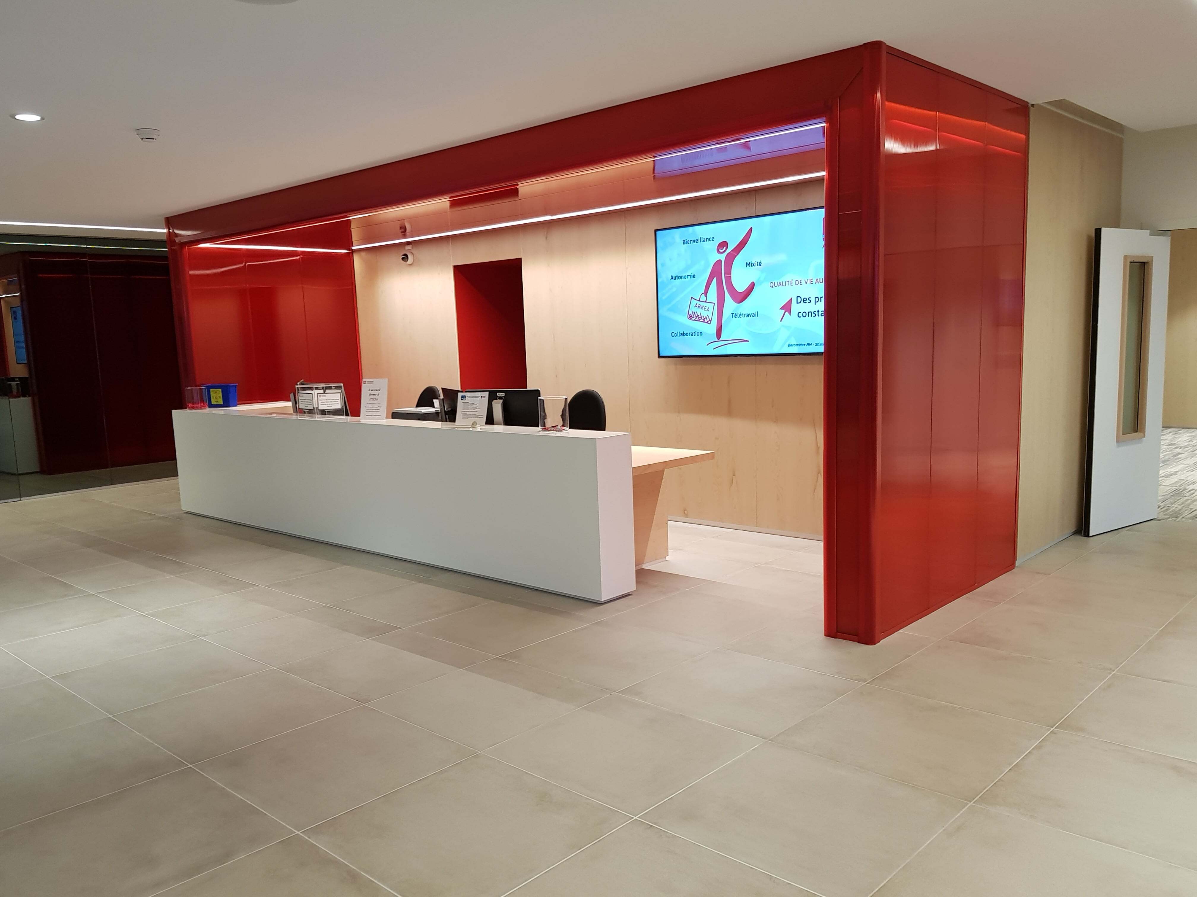 Agencement siège social Crédit Mutuel Arkéa - Brest
