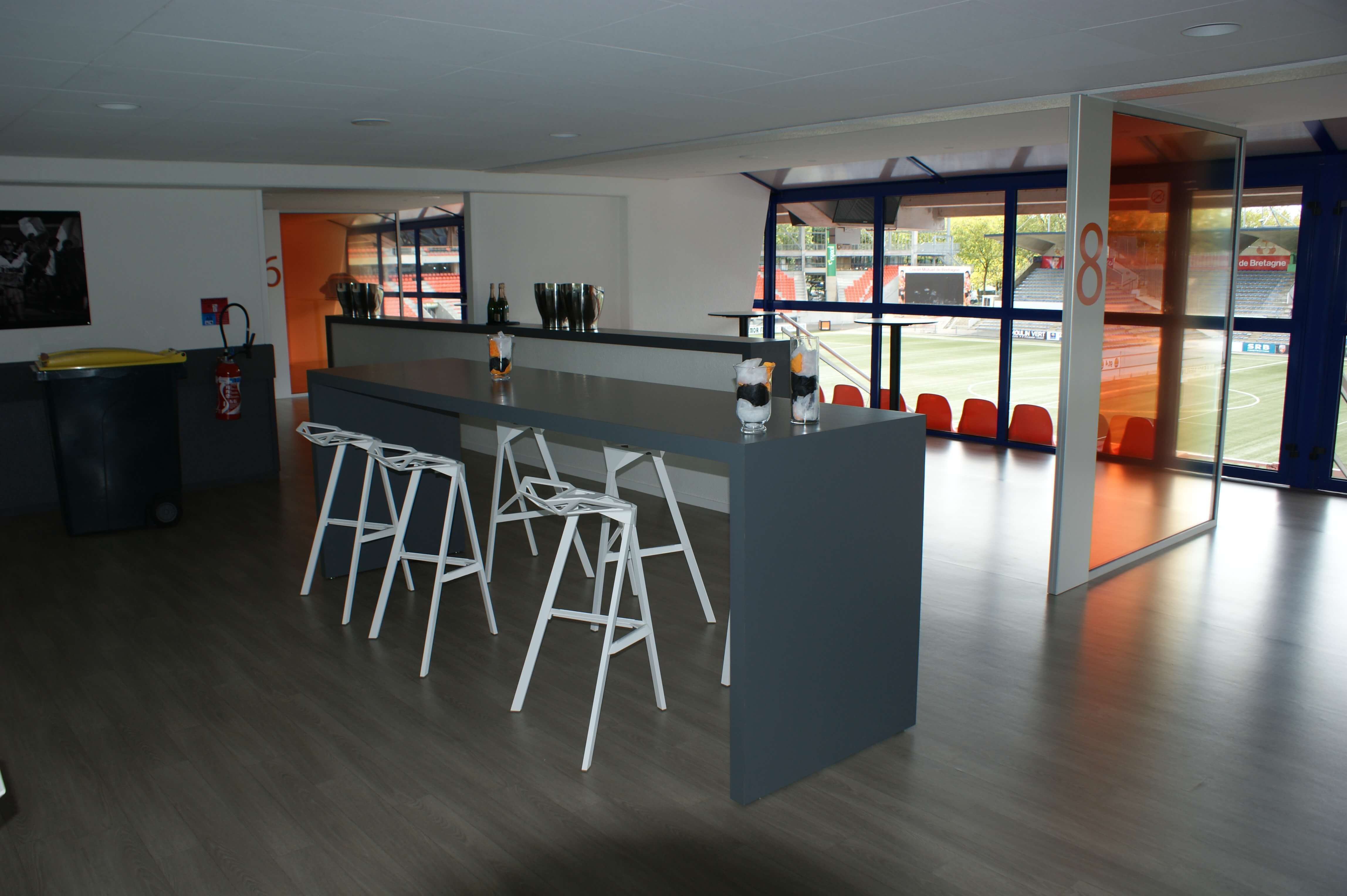 amenagement loges FC Lorient